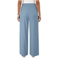 thumbnail image 4 of Womens Wide Leg Palazzo Pants Summer Beach High Waisted Cropped Flowy Pants Dressy Casual Trousers with Pockets, 4 of 8