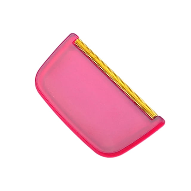 Peine limpiador de bolas quitapelusas pequeño portátil Elimina bolas, pelusas y pelusas Manual Rosa