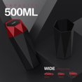 thumbnail image 4 of Car Trash Can with Lid,Portable Vehicle Auto Car Garbage Can,Diamond Design Mini Garbage Bin for Automotive Car, Home, Office, Kitchen, Bedroom(2 Packs,Black), 4 of 6