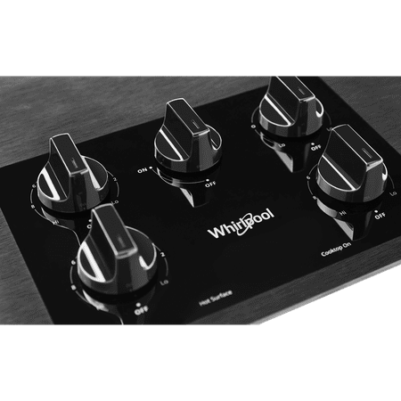 Whirlpool - 36" Electric Cooktop - Black