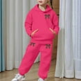 thumbnail image 5 of XEGLSBU First Day of School Outfits for Girls 5Th Grade Child Toddler Boys Girls Long Sleeve Solid Warm Hoodie Pullover Tops Pants Kids Outfits Sweat Suit Size 12-13 Years, 5 of 7