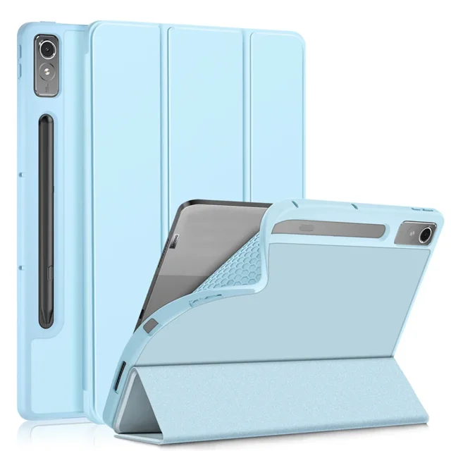 Tablet Case for Lenovo Tab P12 Case Cover 12.7 inch 2023 Magnetic Shell Funda For Xiaoxin Pad Pro 12 7 P12 Pro Gen 2 12.7 Cover sky blue Xiaoxin Pad Pro 12.7
