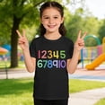 thumbnail image 4 of Shadoumai Girls Tops Size 7-8 Solid Color Crewneck Shirt Short Sleeve T Shirt Top Casual Blouse T Shirts for Boys and Girls, 4 of 5