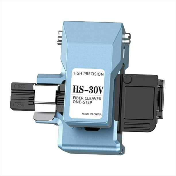 Cortadora de Fibra Óptica HS-30V de un Solo Paso, Totalmente Automática, de Alta Precisión, Empalmadora de Fibra Óptica, Cortadora de Fusión en Frío y Termofusible.
