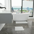 thumbnail image 5 of Diatomite Quick-Dry Water Absorbing Bath Mat Sets-Large+Small Natural White Mats, 5 of 7