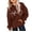 Brown, variant on YunPes Girls Boys Hoodie Long Sleeve Pullover Plain Casual Elegant Tops Loose Long Sleeve Winter Girl Hoodie