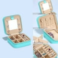 thumbnail image 3 of TINGN Travel Jewelry Case Jewelry Box Jewelry Organizer Travel Essentials Travel Accessories for Women Jewelry Holder Organizer Box with Mirror Birthday Gifts for Women Girls, 3 of 7