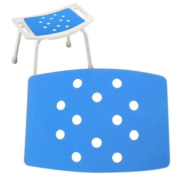 Shower Seat Cushion, Waterproof Eva Soft Foam, Non-Slip Narrow Seat Cushion for Shower Chair, with Bore