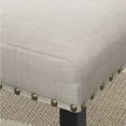 thumbnail image 3 of Roundhill Biony Tan Fabric Bar Stools with Nailhead Trim, Set of 2, 3 of 6