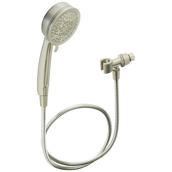Moen 26015SRN Caldwell Hand Held Shower Head Set Multi Function 2.5 GPM Spray with Hose, Brushed Nickel