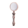 thumbnail image 2 of SPRING 1pc Portable Handheld Magnifying Mirror Vintage Style Glass Lens Reading Lens Copper/Gold/Silver/Bronze 14.3cmx1.5cm Copper, 2 of 9