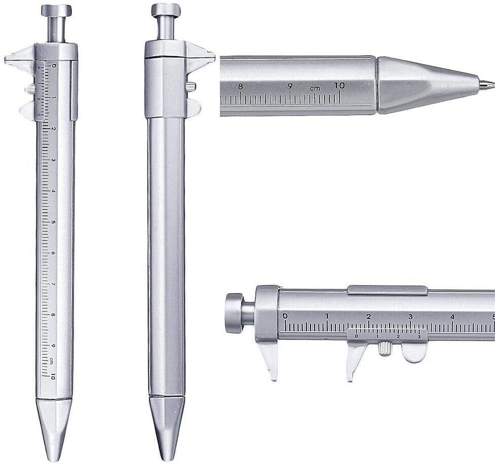 Pen Shape Plastic Vernier Caliper Ruler Measuring Tool C4E4 N8E4 U7O4 