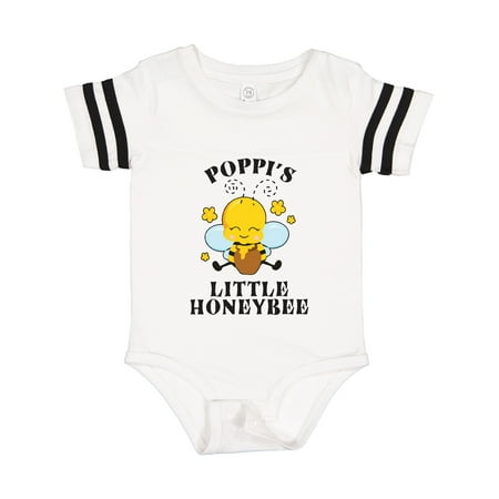 

Inktastic Cute Bee Poppi s Little Honeybee with Stars Gift Baby Boy or Baby Girl Bodysuit