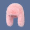 thumbnail image 4 of D-GROEE Winter Hat Women Winter Imitation Mink Lei Feng Hat Thickened Warm Ski Coldproof Earflap Hat, 4 of 8