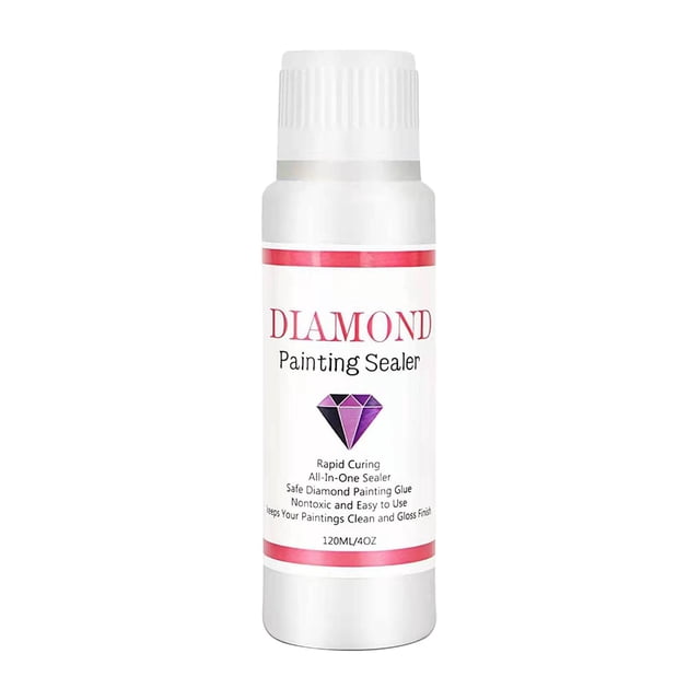 Sellador de pegamento para pintura de , conservador de 120ml con cabeza de esponja, abrillantador de pintura, reparación de pegamento Gloria Sellador de pintura de diamante