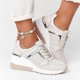 thumbnail image 2 of Large Size Casual Wedges Shoes with Golden Strip Non-Slip Comfortable Running Shoes for Women Daily Wear, 2 of 5