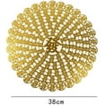thumbnail image 3 of LINLIN Round Placemats, 4 Pack Decorative Placemats PVC Placemats Hollow Table Place Mats Heat Resistant Non-slip Dining Placemats, 3 of 3
