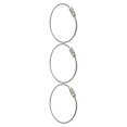 thumbnail image 2 of Langgg Wire Keychain Stainless Steel Cable Loop Keyring Home Car Keys Organization Hanging Luggage Tag Outdoor Gadget Cable Key Ring silver 15cmx2mm 3Set, 2 of 6