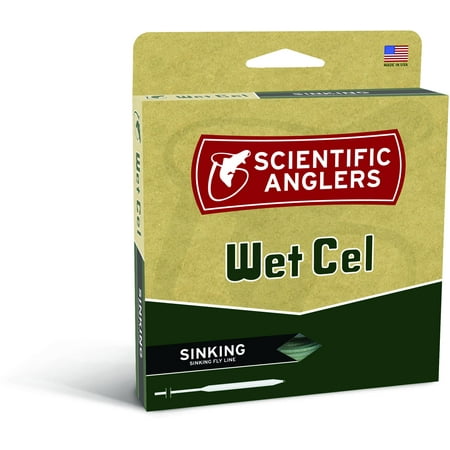 UPC: 0840309112307 | Scientific Anglers WetCel Sinking Fly Line  WF  S  Blk  Sink 6