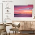 thumbnail image 5 of Elephant Stock Pink Sunrise Wall Art - Horizontal Canvas Wall Art - Lobby Wall Decor - Nature Canvas - Pink And Blue Decor - 30" x 20", 5 of 8