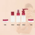 thumbnail image 2 of Unique Bargains Travel Container Set 7 Pc Rose Red, 2 of 5