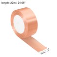thumbnail image 2 of Unique Bargains 1.5" Wide 24 Yard Satin Ribbon Single Side Craft Roll Wrap Decoration Light Pink, 2 of 6