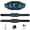8-mode 29-level waist belt, variant on CNV Abdominal Muscle Stimulator Belt with 8 Training Modes, Rechargeable EMS Fitness Trainer for Waist and Core Strengthening, LCD Display and USB-C, Black Blue