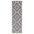 thumbnail image 2 of SAFAVIEH Chatham Diego Geometric Wool Runner Rug, Dark Gray/Ivory, 2'3" x 13', 2 of 11