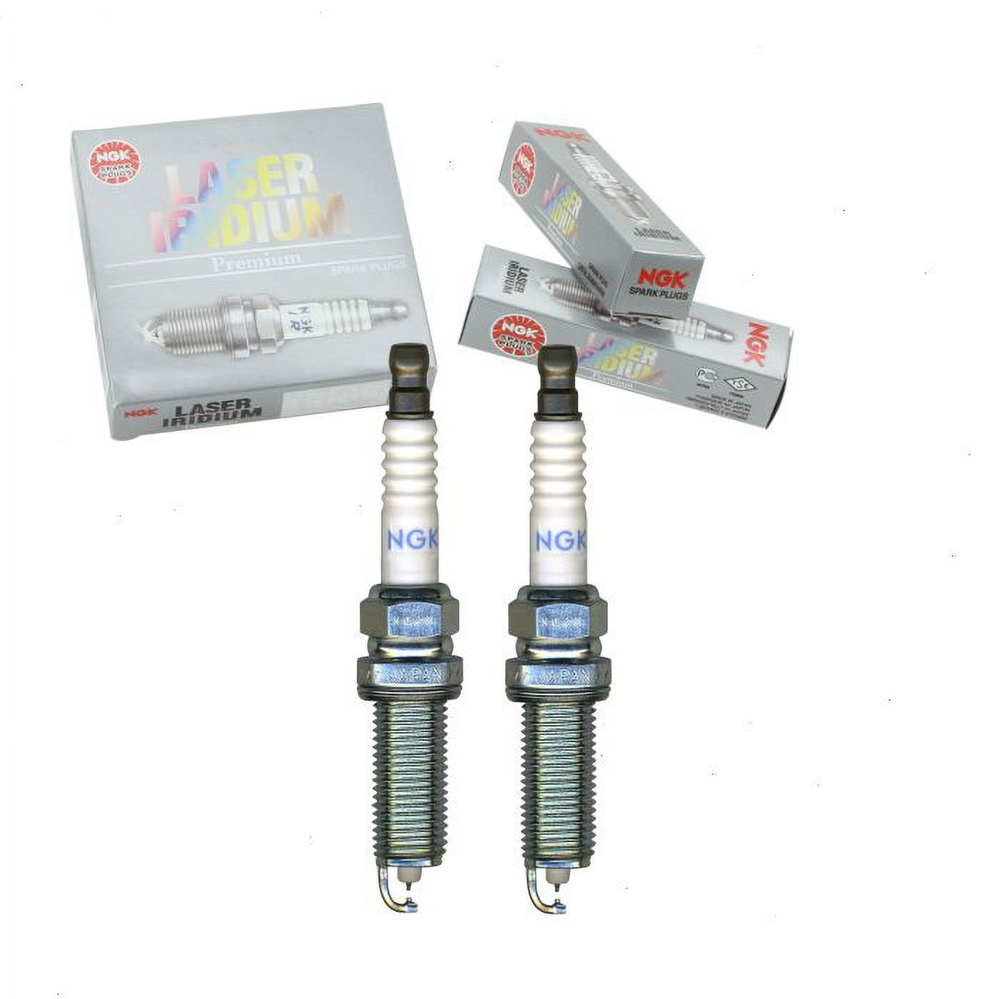 2 Pack NGK 90982 (MR7BI-8) Laser Iridium Spark Plugs - CARQUEST Branded - Direct Ignition Replacement