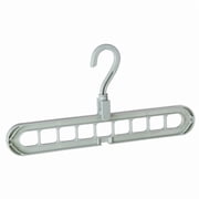 4 Pack Space Saving Cascading Plastic Hanger Organizer, Light Green
