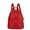 Red, variant on MKF Collection Hayden Quilted Vegan Leather with Studs Womens Backpack by Mia K