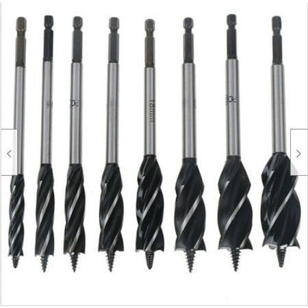 

10-25mm Drill Bit Set Wood Fast Cut Auger Carpenter Joiner Tool