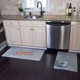 thumbnail image 2 of US States Design Non Skid Washable Kitchen Mats & Rugs Set of 2 - Multipurpose Low Pile Area Rugs - Set of 44 x 24 and 31.5 x 20 Inches Floor Mats, 2 of 7