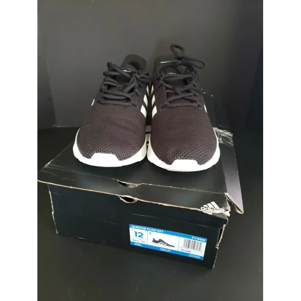 Ad-id-as Mens Questar Flow NXT Sports Casual Shoes Trainers Lace Up size 12