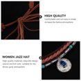 thumbnail image 4 of 1pc Sombrero de mujer Gorra de moda Sombrero de borde plano Sombrero de jazz de lana Sombrero de estilo británico retro, 4 of 4