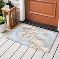 thumbnail image 4 of 2x3 Ft Entryway Area Rug, Coastal Kitchen Rug Runner Washable Floor Mat, Beach Summer Nautical Starfish Coral Non Slip Indoor Door Mat Throw Carpet for Bathroom Living Room Bedroom, 4 of 8