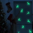 thumbnail image 3 of Fluorescent Wall Stickers for Christmas Deer That Glows In The Dark Party Wallpaper Peel and Stick, Wall Decals Clearance Under $5.00, 3 of 3