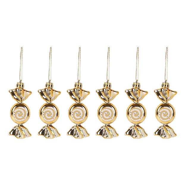 Adornos colgantes de árbol de Navidad Inteprter ABS decoración navideña regalo ligero de Año Nuevo colorido