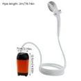 thumbnail image 2 of Portable Camp Shower IPX7 Waterproof Electric Shower Pump with Digital Display 4400mAh USB Rechargeable Outdoor Camp Shower, 2 of 7