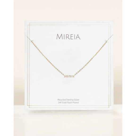 Petite Pave Bar Necklace