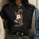 thumbnail image 1 of Camiseta con estampado de combinación de letras y nombre personalizado para mujer, camiseta de manga corta ABCDEFG con letra de Minnie Mouse Tan Jianjun  unisex, 1 of 2