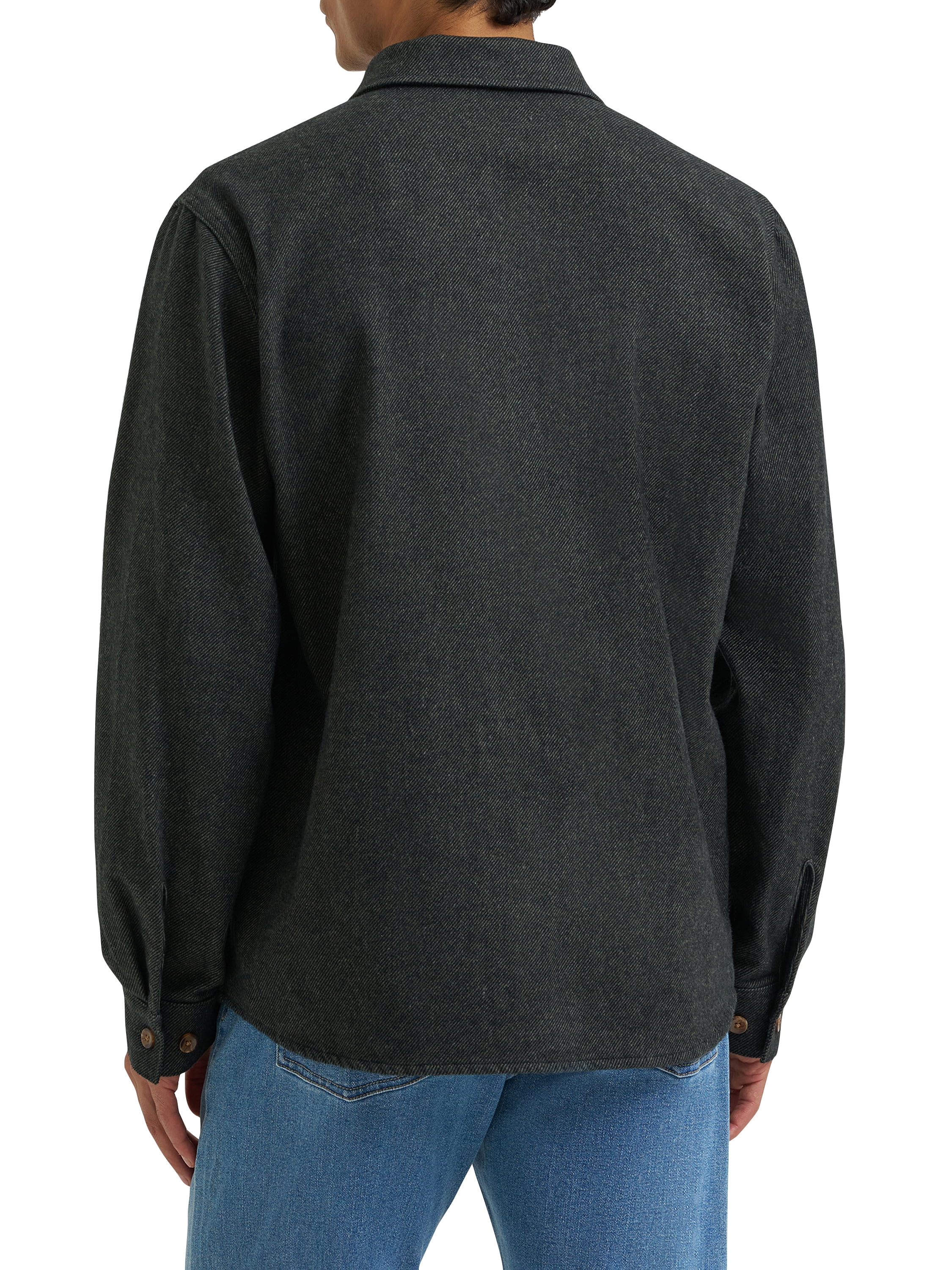 Wrangler® Men's Brushed Fleece Flannel Shirt Jacket, S-3XL