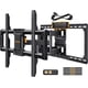 thumbnail image 1 of Perlegear Soporte de pared para TV de movimiento completo con regleta para televisores de 42 a 90 pulgadas de hasta 150 libras, soporte para TV premontado con giro, inclinación y extensión suaves, VES, 1 of 5