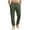 Pants-444Army Green, variant on Mens Joggers with Pockets Drawstring Elastic Waist Breathable Soft Sweatpants Lightweight Tapered Lounge Pants Athletic Gym Workout Wear