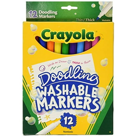 Crayola Doodling Washable Markers -12/Pkg