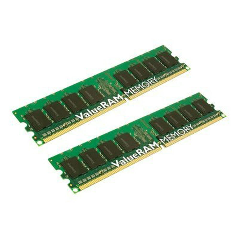Kingston ValueRAM - DDR2 - kit - 4 GB: 2 x 2 GB - DIMM 240-pin - 800