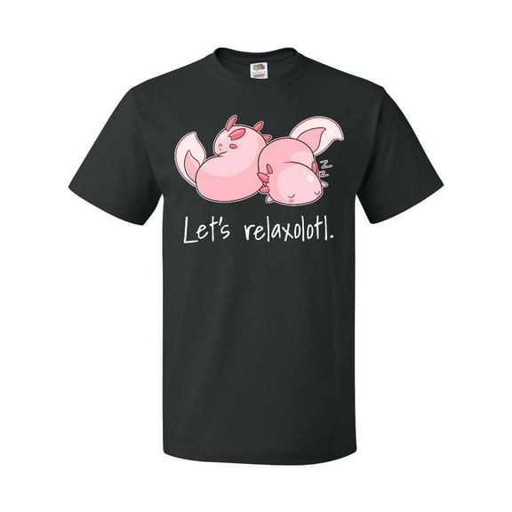 Inktastic Let's Relaxolotl with Cute Sleeping Axolotls T-Shirt