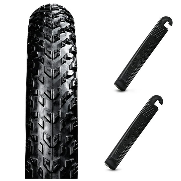 Zol Mtb Montanga Fat Bike Wire Bicycle Tire 26x4.0 With 2 Tire Levers