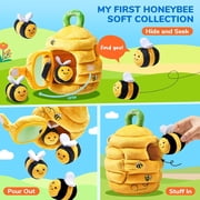 Baby Toys 6-12 Months,Stuffed Beehive with Bees,Montessori Sensory Toys for Toddlers 1 2 3 Years Old,Christmas Stocking Stuffers