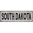 thumbnail image 1 of SOUTH DAKOTA Vintage Look Rustic Metal City State Sign 8 x 24 Matte Finish Metal 108240041346, 1 of 1